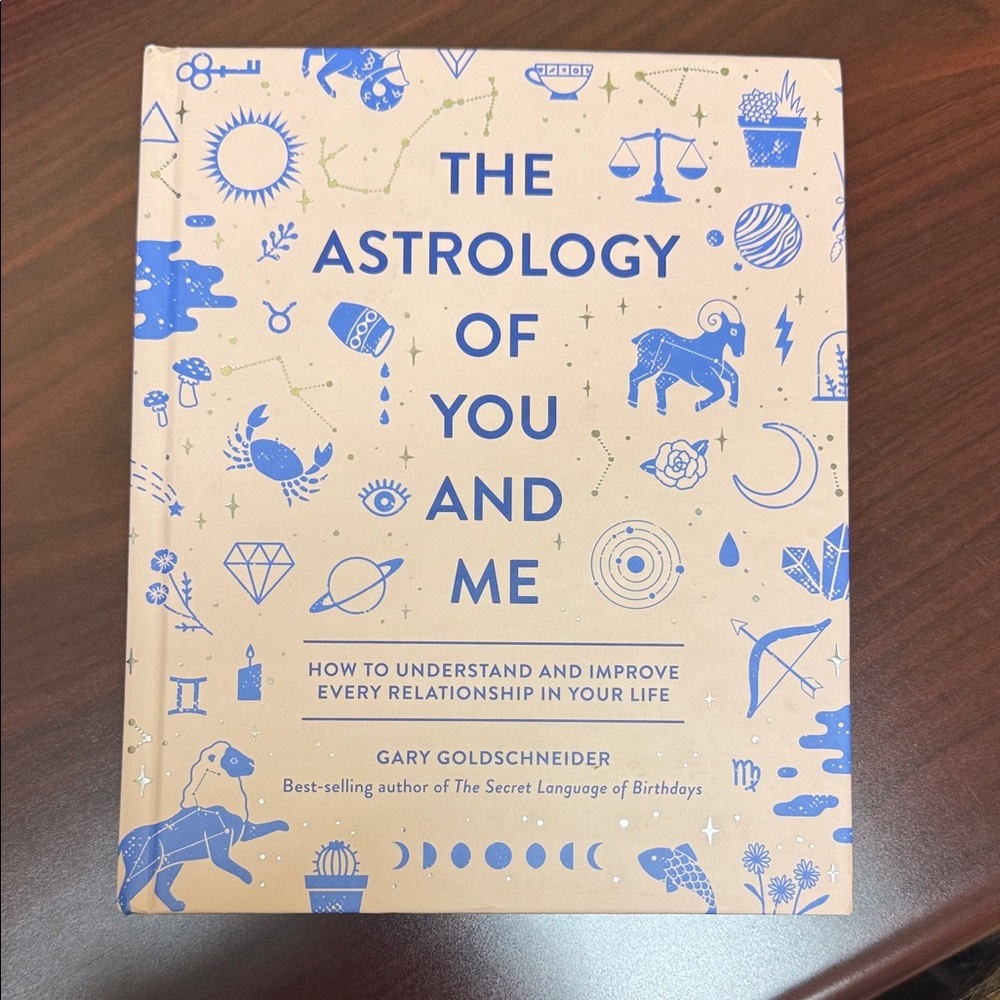 The Astrology of You and Me Journal - Blue and Tan